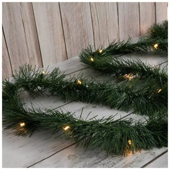 12 ft Light Up Pine Garland - Picture 1 of 3